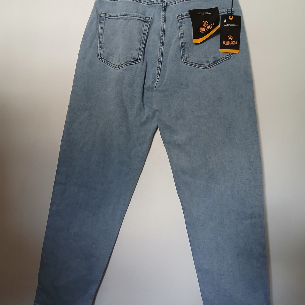 Denim&Co Men's Relaxed Fit Blue Jeans Size 32 New $30 - Picture 9 of 14